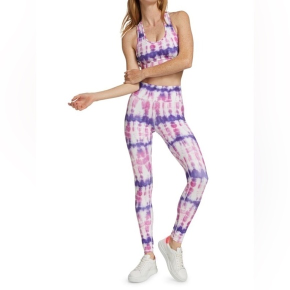 Worthy Threads Pink Purple Bra and Legging Set S - Picture 1 of 15